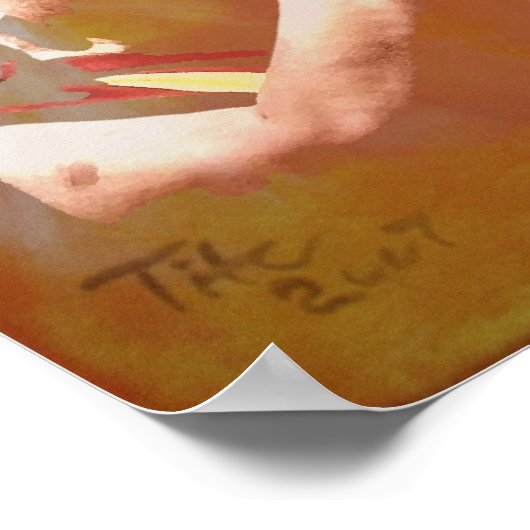 Poster Dalaï Lama (Coin)