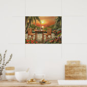 Poster d'Alan Giana "Beautiful as the Sunset" (Cuisine)