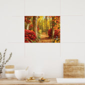 Poster d'Alan Giana "Bois d'automne" (Cuisine)