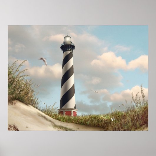 Poster d'Alan Giana "Cape Hatteras Light" (Devant)
