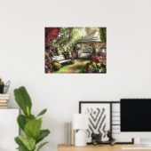 Poster d'Alan Giana "Jardin de lumière" (Bureau à domicile)