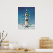 Poster d'Alan Giana "Oh Penguin Tree" (Cuisine)