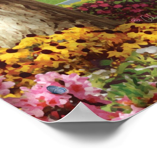 Poster d'Alan Giana "Pastures du hasard 2" (Coin)