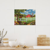 Poster d'Alan Giana "Pastures du hasard 2" (Cuisine)