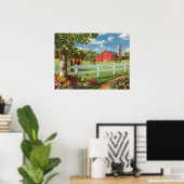 Poster d'Alan Giana "Pastures du hasard 2" (Bureau à domicile)