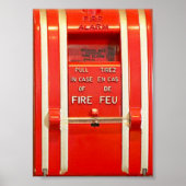 Poster d'alarme incendie (Devant)