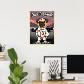 Poster Dale Pughardt Legends Never Die (Bureau à domicile)