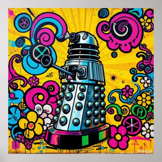 POSTER DALEKS OF LOVE (Devant)