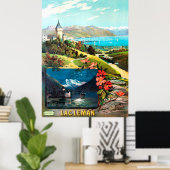 Poster d'ALÉSI, F. Hugo. Lac Leman, 1895. (Bureau à domicile)