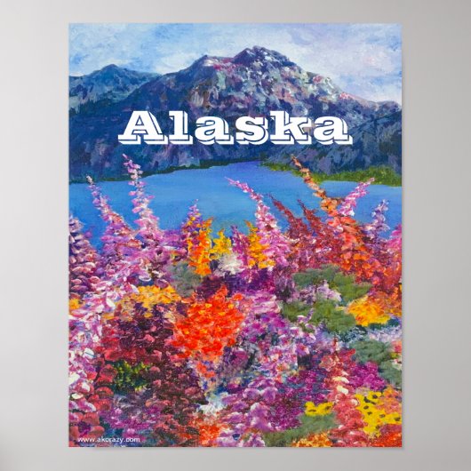 Poster d'algue de l'Alaska (Devant)
