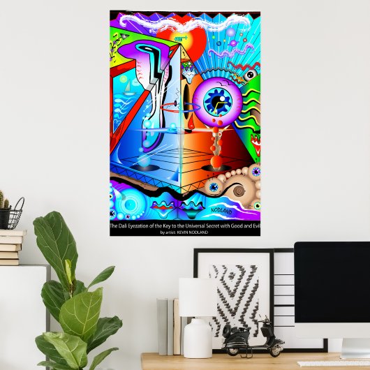 POSTER DALI EYEZATION (Bureau à domicile)