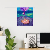 Poster d'Alice au pays des merveilles (Bureau à domicile)