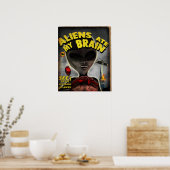 Poster d'Aliens Mangez Mon Cerveau (Cuisine)