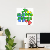Poster d'alimentation en fleurs rétro (Bureau à domicile)