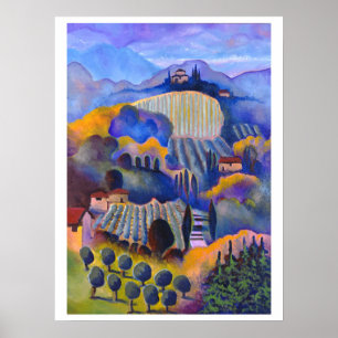 Poster Dalla finestra della biblioteca