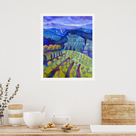 Poster Dalla finestra della cucina (Cuisine)