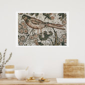 Poster Dallage de sol représentant un oiseau, 4ème siècle (Cuisine)