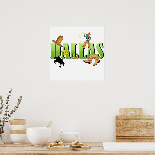 Poster Dallas (Cuisine)