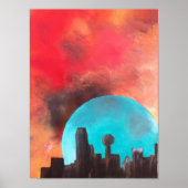 Poster Dallas au clair de lune (Devant)