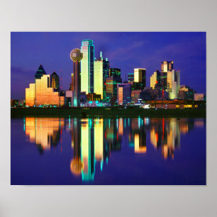 Poster Dallas Skyline