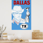 Poster Dallas, Texas (Cuisine)