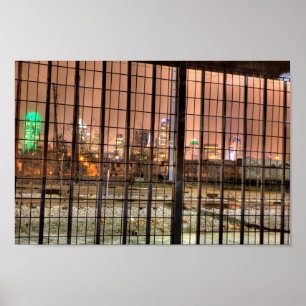 Poster Dallas, Texas De l'autre côté des pistes