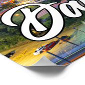 Poster Dallas, Texas, États-Unis (Coin)