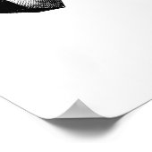 Poster Dallas, Texas in black and white (Coin)