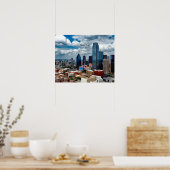Poster Dallas, Texas, photo de paysage urbain (Cuisine)