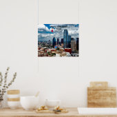 Poster Dallas, Texas voeux de Noël (Cuisine)