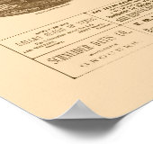 Poster Dallas, TX Carte panoramique - 1892 (Coin)