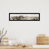 Poster Dallas TX Skyline Photo 1920 (Cuisine)