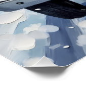 Poster Dalmatian Christmas Red Truck Holiday (Coin)