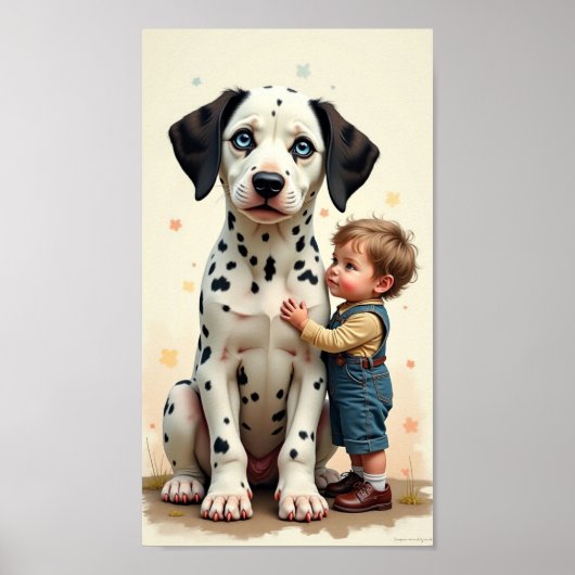 Poster Dalmatie Cutie (Devant)