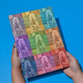 Poster Dalmatie Pop Art Chien photo Collage de couleur Bl