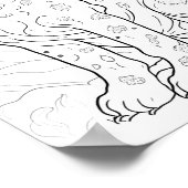 Poster Dalmation Chien Adulte Coloration (Coin)