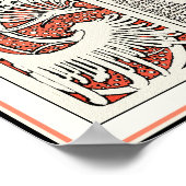 Poster d'Alphonse (Alfons) Mucha Art Nouveau (Coin)