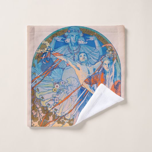 Poster d'Alphonse Mucha pour le Sokol Festival (19 (Gant de toilette)