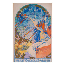 Poster d'Alphonse Mucha pour le Sokol Festival (19