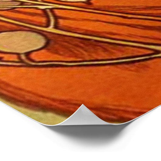 Poster d'Alphonse Mucha Topaz (Coin)