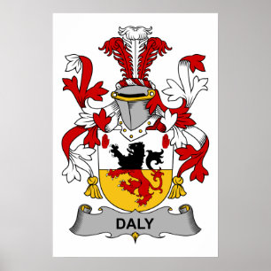 Poster Daly Family Crest