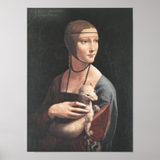 Poster Dama con ermellino Da Vinci Art