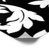 Poster Damas noir et blanc (Coin)