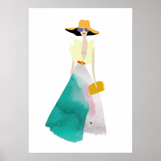 Poster Dame (Devant)