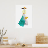 Poster Dame (Cuisine)