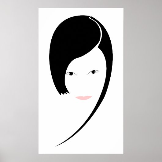 Poster dame (Devant)