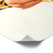 Poster Dame à la broche avec jumelles (Coin)