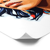 Poster Dame amérindienne (Coin)