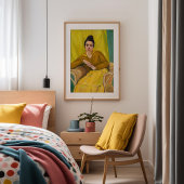 Poster Dame assise en fauteuil en osier | Koloman Moser