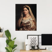 Poster Dame au Voile (Bureau à domicile)